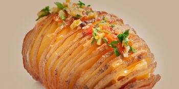 Batata assada com queijo
