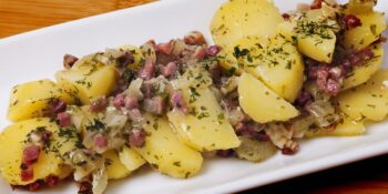 Batata refogada com bacon