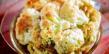 Couve-flor com azeite ao forno