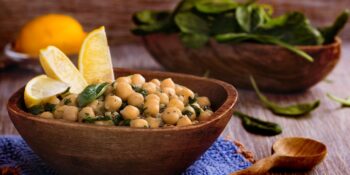 Salada de grão-de-bico