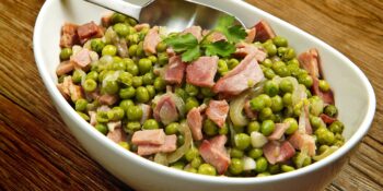 Ervilha fresca com bacon