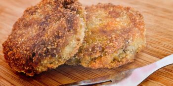Hambúrguer de frango à milanesa