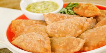Pastel de frango com palmito