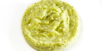 Purê de batata verde