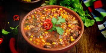 Chili com carne e milho