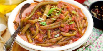 Sopa de vagem e tomate