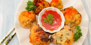 Couve-flor com molho barbecue