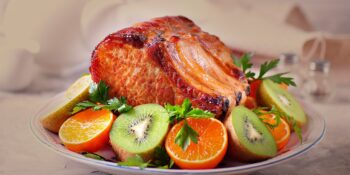 Costeletas de porco ao forno