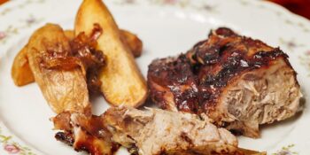 pernil ao molho de abacaxi