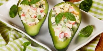 Salada de batata e abacate