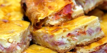 Torta de presunto e queijo