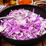 Receita de refogado de repolho roxo para quem está de dieta