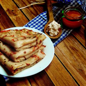 Receita de panquecas com ricota e pimenta super saborosas