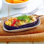 Receita de berinjela ao molho de queijo suculenta demais