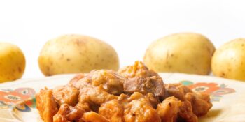 nhoque com carne picada