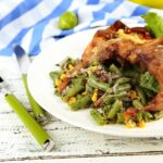 Receita de codorna assada com vagem muito diferentona e especial