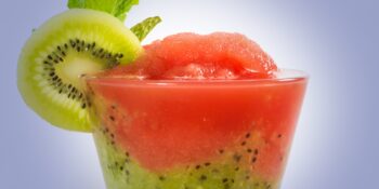 Smoothie de kiwi e melancia