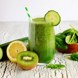 Suco fit com kiwi tudo gostoso