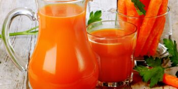Suco de laranja e cenoura