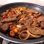 Fígado de boi condimentado