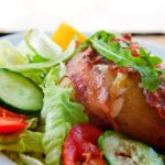 batata assada com queijo brie simples