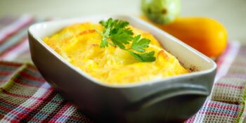 Caçarola de abobrinha com queijo