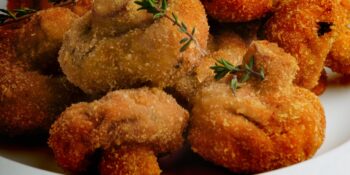 Cogumelos à milanesa