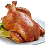 Frango assado com mostarda e mel [receita simples e suculenta]