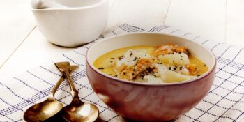 Sopa de haddock defumado com batata