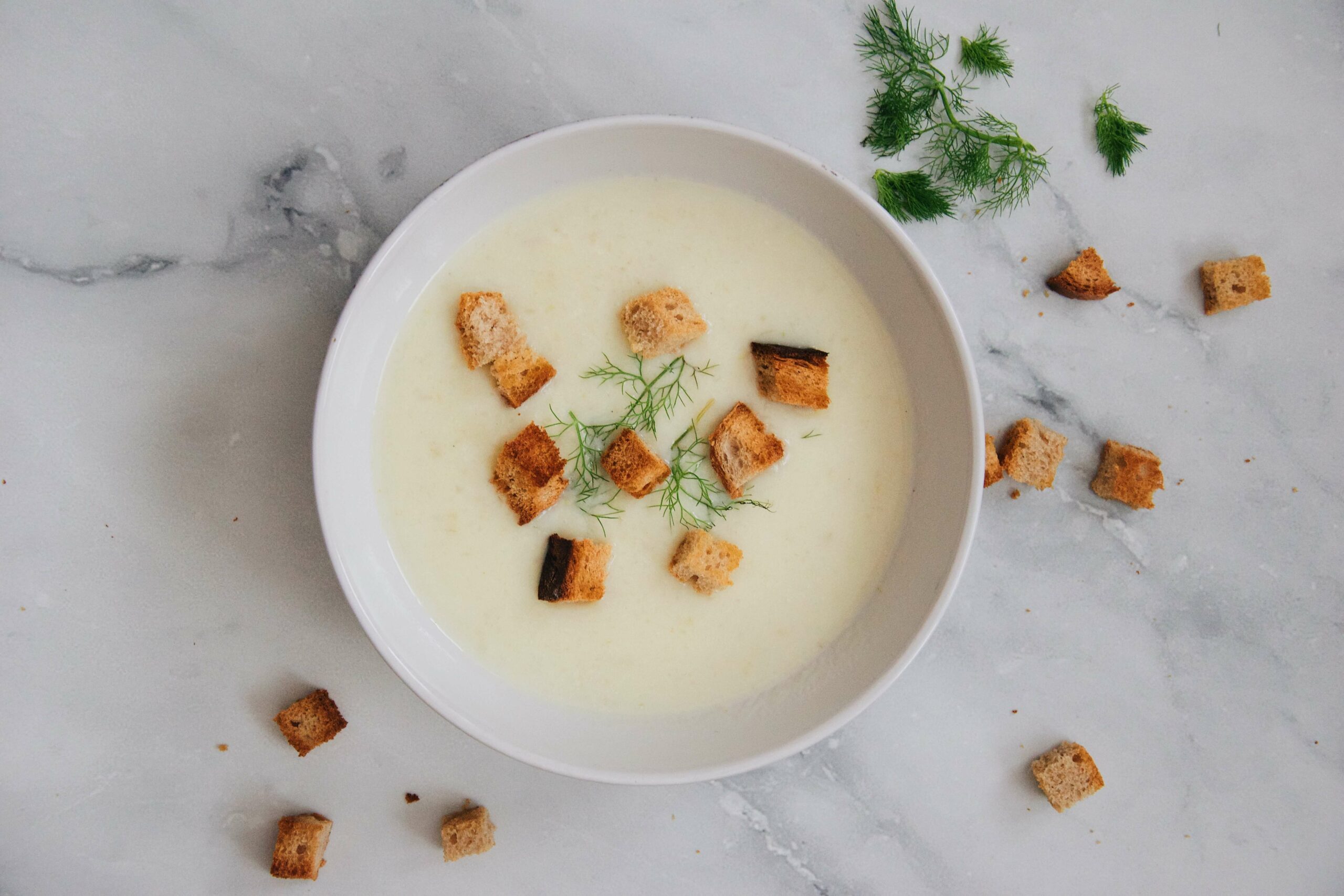 Sopa de queijo com provolone