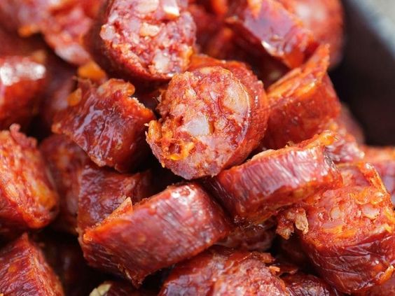 linguiça frita simples demais