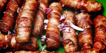 Linguiça com bacon