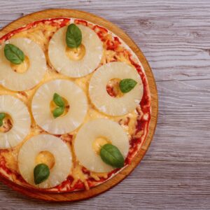 Receita de pizza com abacaxi e hortelã mega refrescante