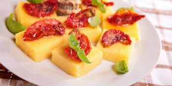 Polenta com tomate seco