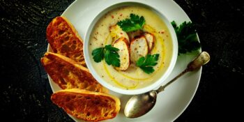 Sopa de queijo com provolone