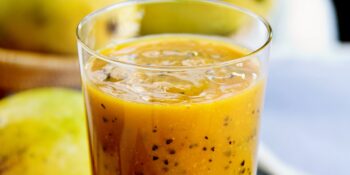Suco detox de maracujá com gengibre