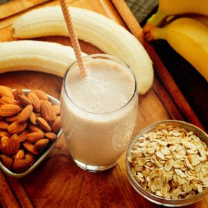 vitamina com amêndoas tudo gostoso