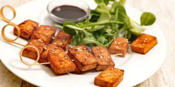 Espetinhos de tofu