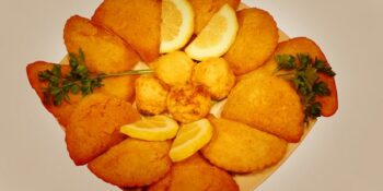 Rissole de milho com palmito