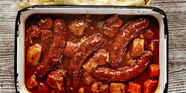 Receita de ensopado de linguiça muito prático e rápido