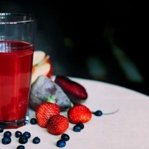Receita de suco antioxidante para saúde de ferro