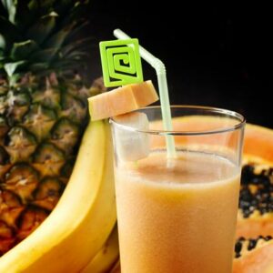 suco com mamão tudo gostoso