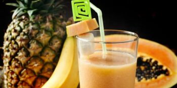 Suco com mamão