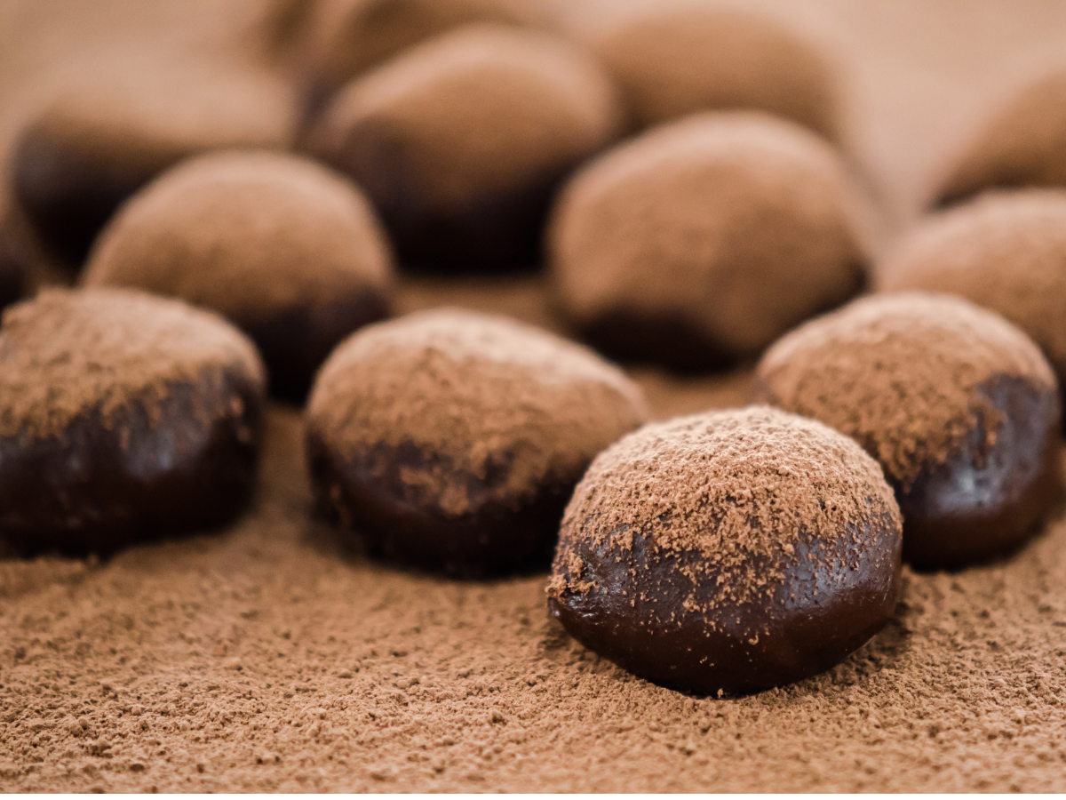 Brigadeiro de chocolate com canela