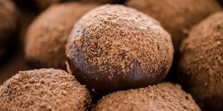 Brigadeiro de chocolate com canela