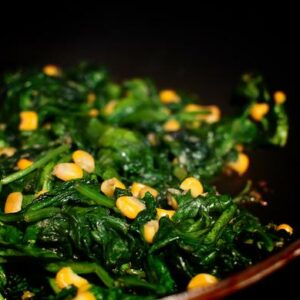 espinafre refogado com milho tudo gostoso fácil