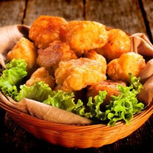 bolinho de batata e couve-flor tudo gostoso simples