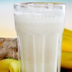 vitamina de banana e gengibre fácil