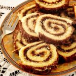 rocambole com recheio de brigadeiro