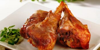 Coxas de pato com mel